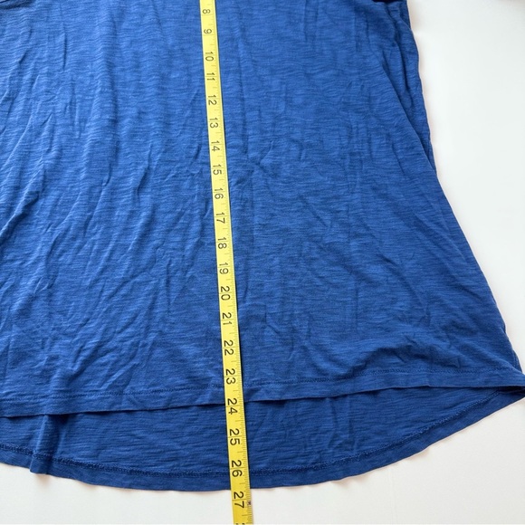 Lilly Pulitzer Blue Short Sleeve Slub Knit Tee Shirt Size S - Picture 5 of 6